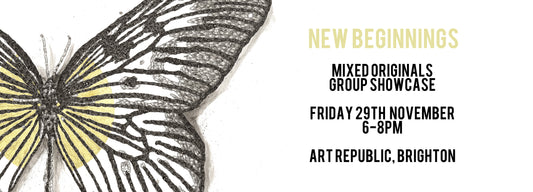 Next event: Enter Gallery, Brighton - 'New Beginnings' Friday 29th November...