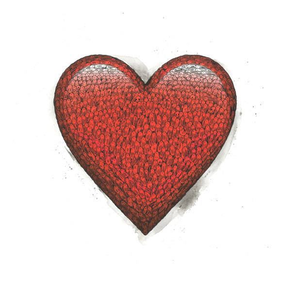 Heart of Champions - Red - Signed Print – Richard Berner Art Heart of Champions - Red - Signed Print – Richard Berner Art