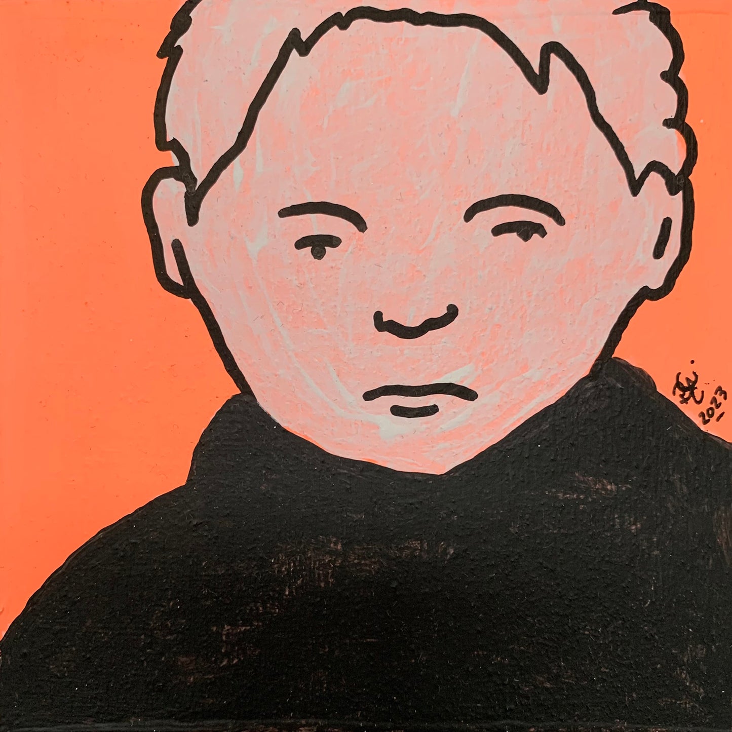 Jesse's Nightmare 4 - Painting on Wood - Richard Berner Art