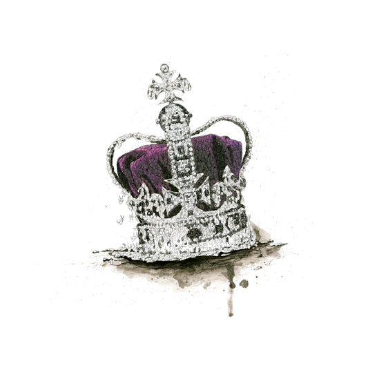Falling Crown - Framed Original - Richard Berner Art