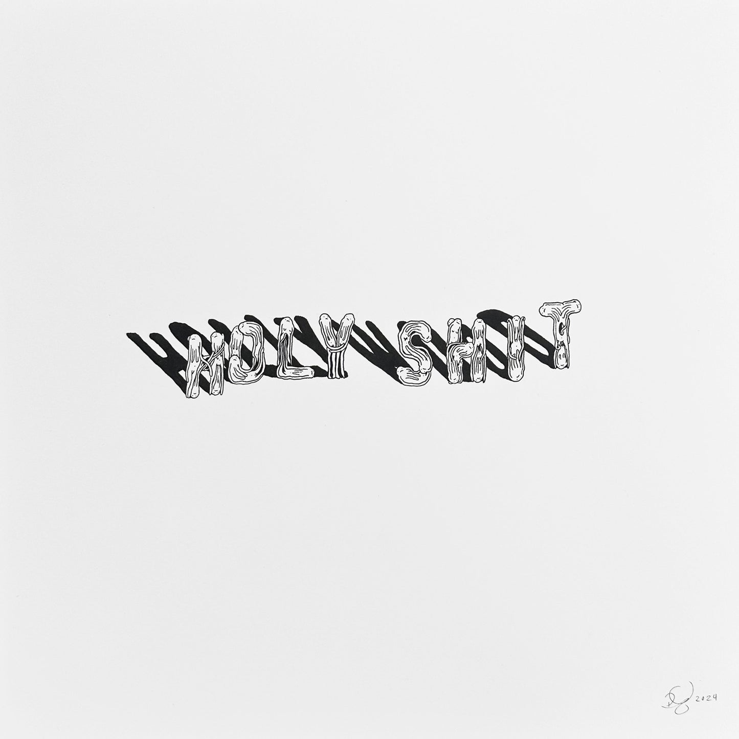 Shadow Of Hollywood - Drawing on Paper