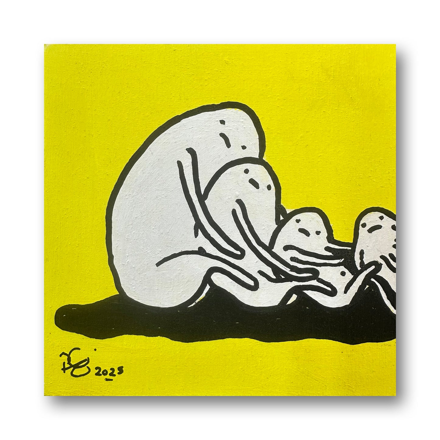 Love Train - Painting on Wood