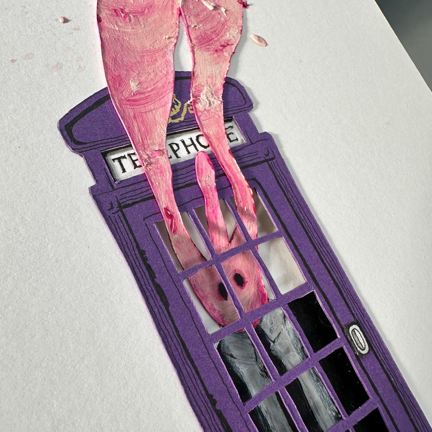 Lost Phone Box 2 - 3D Mixed Media - Richard Berner Art