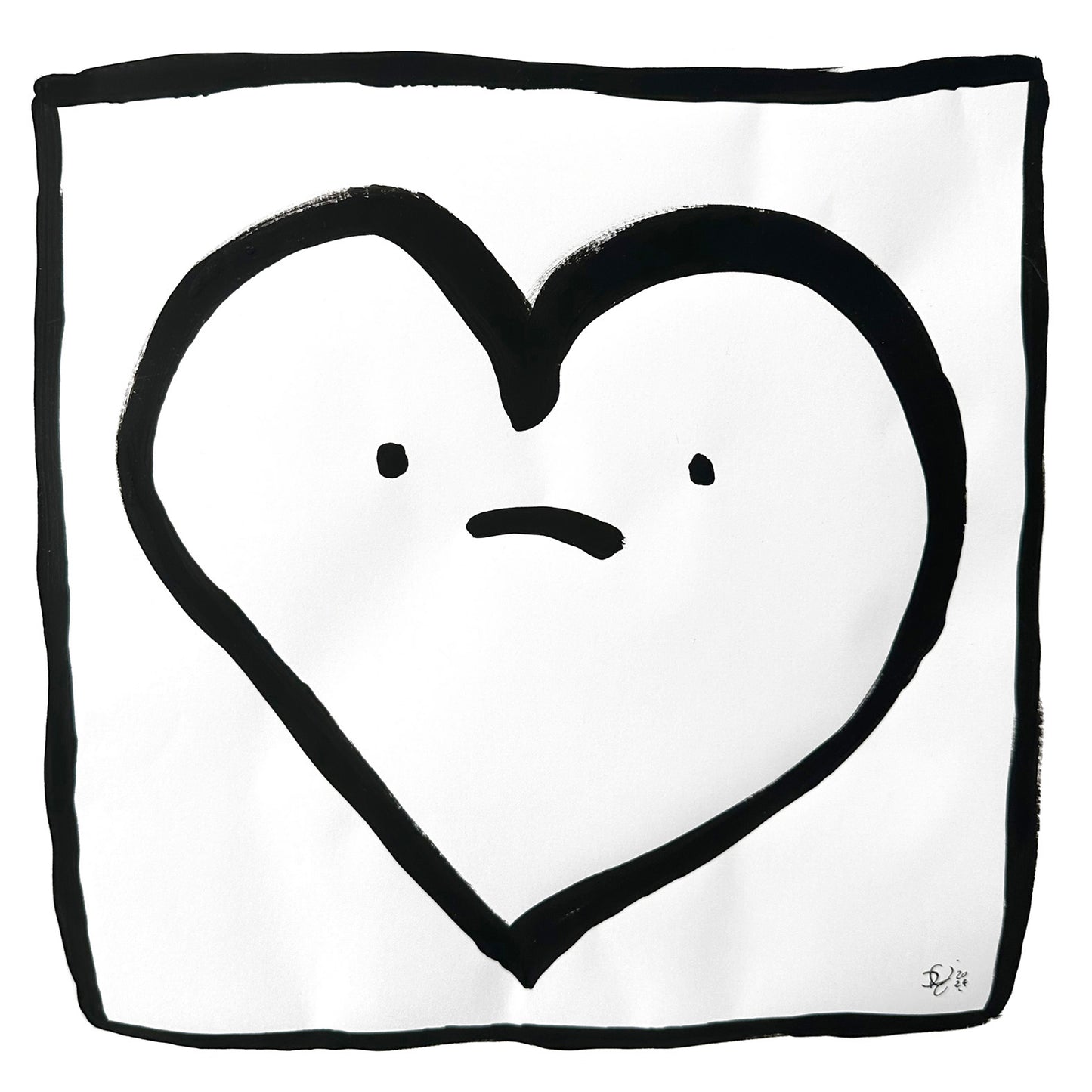 Heart - Painting on Paper - Richard Berner Art
