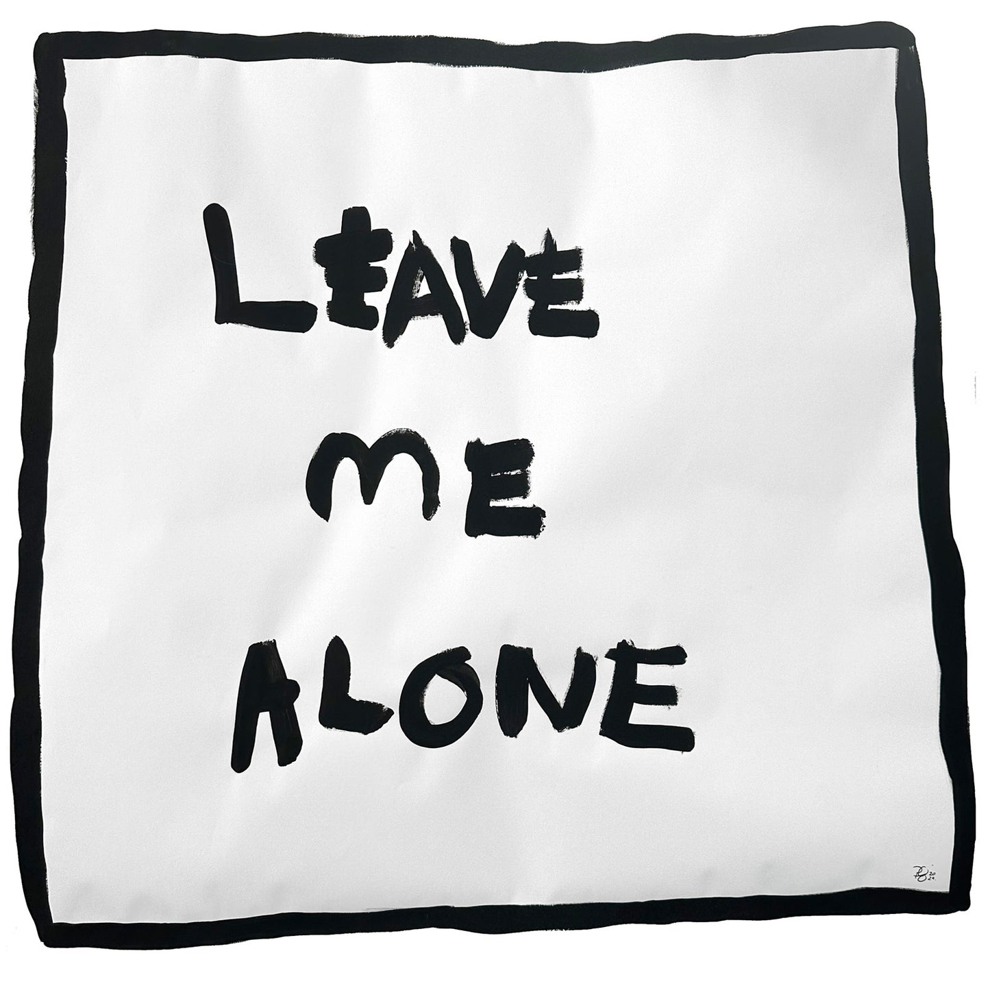 Leave Me Alone - Painting on Paper