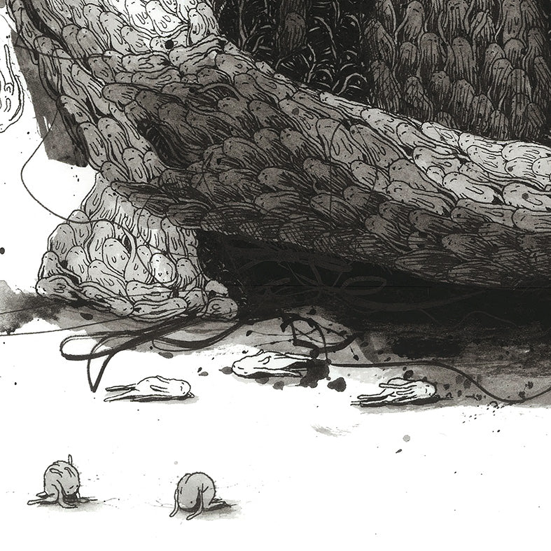 Hold Back The Dark - Original on Paper