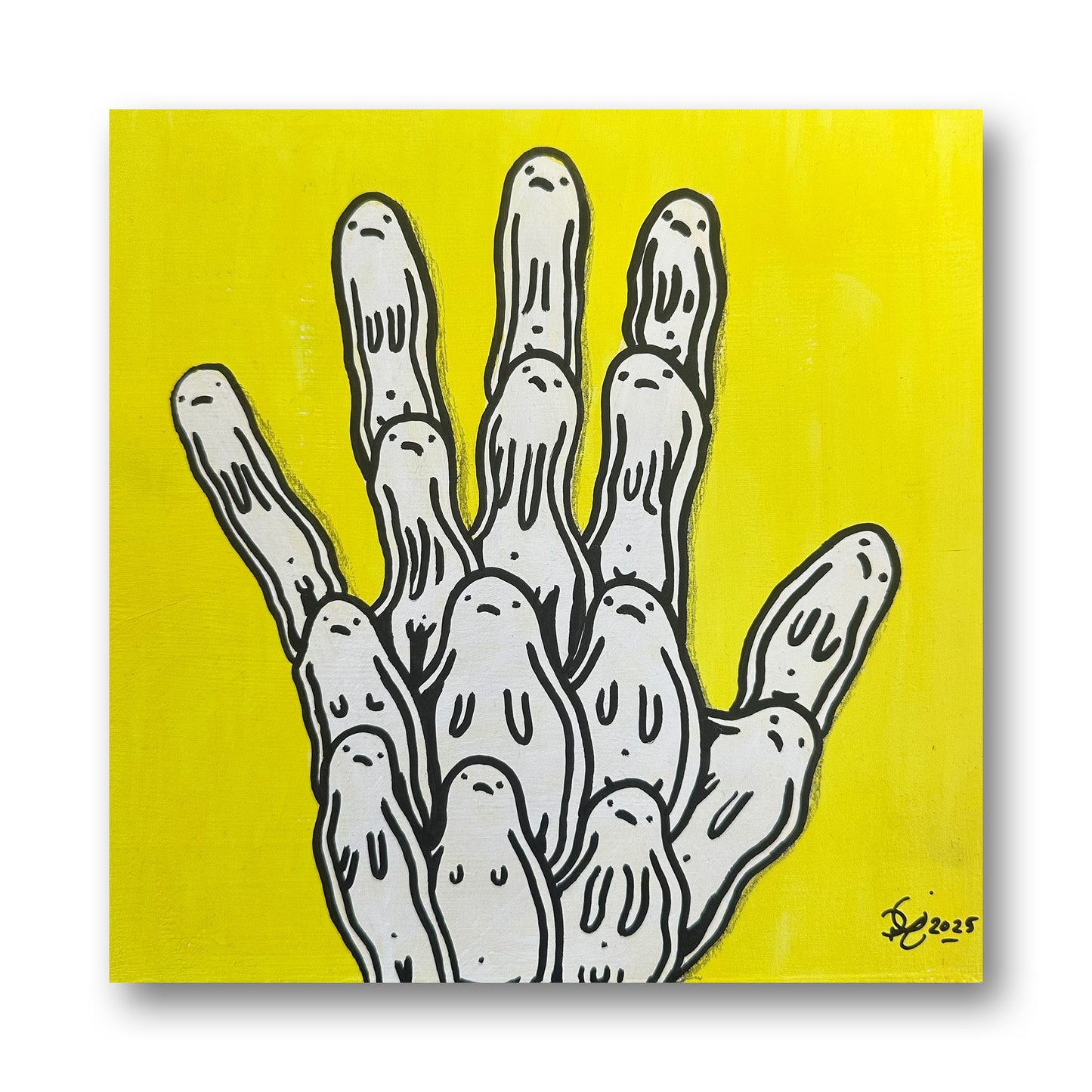 Hand Of Champs- Painting on Wood