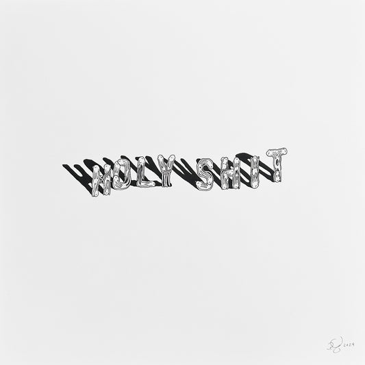 Shadow Of Hollywood - Drawing on Paper - Richard Berner Art