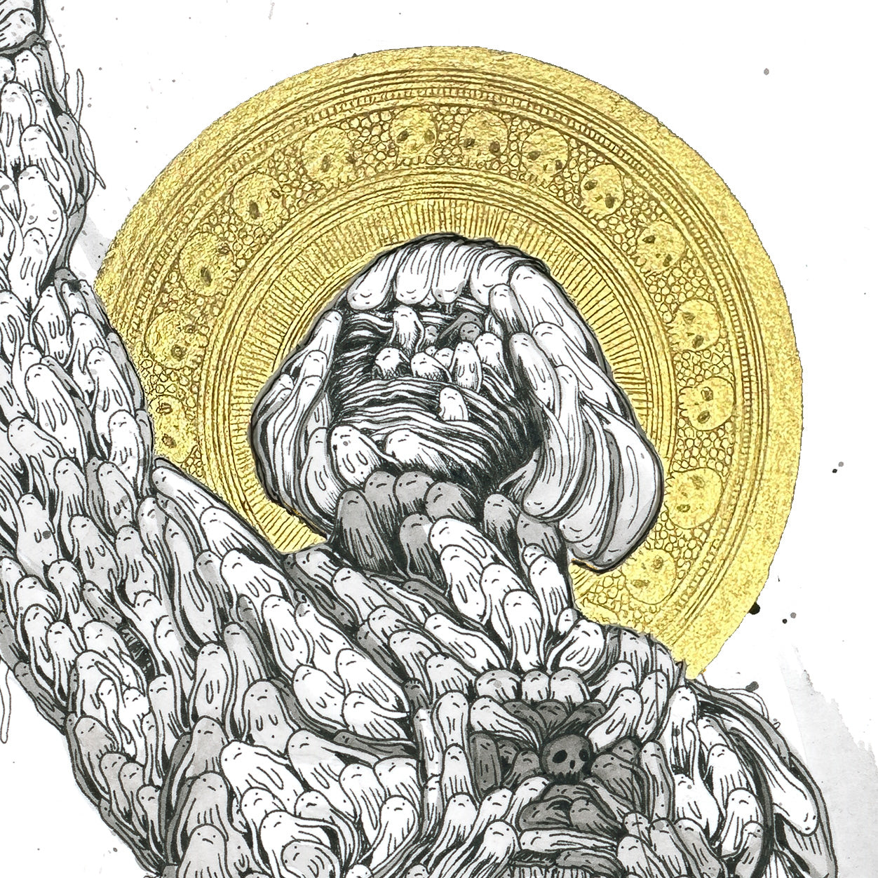 Warrior Struggling  - Original Piece