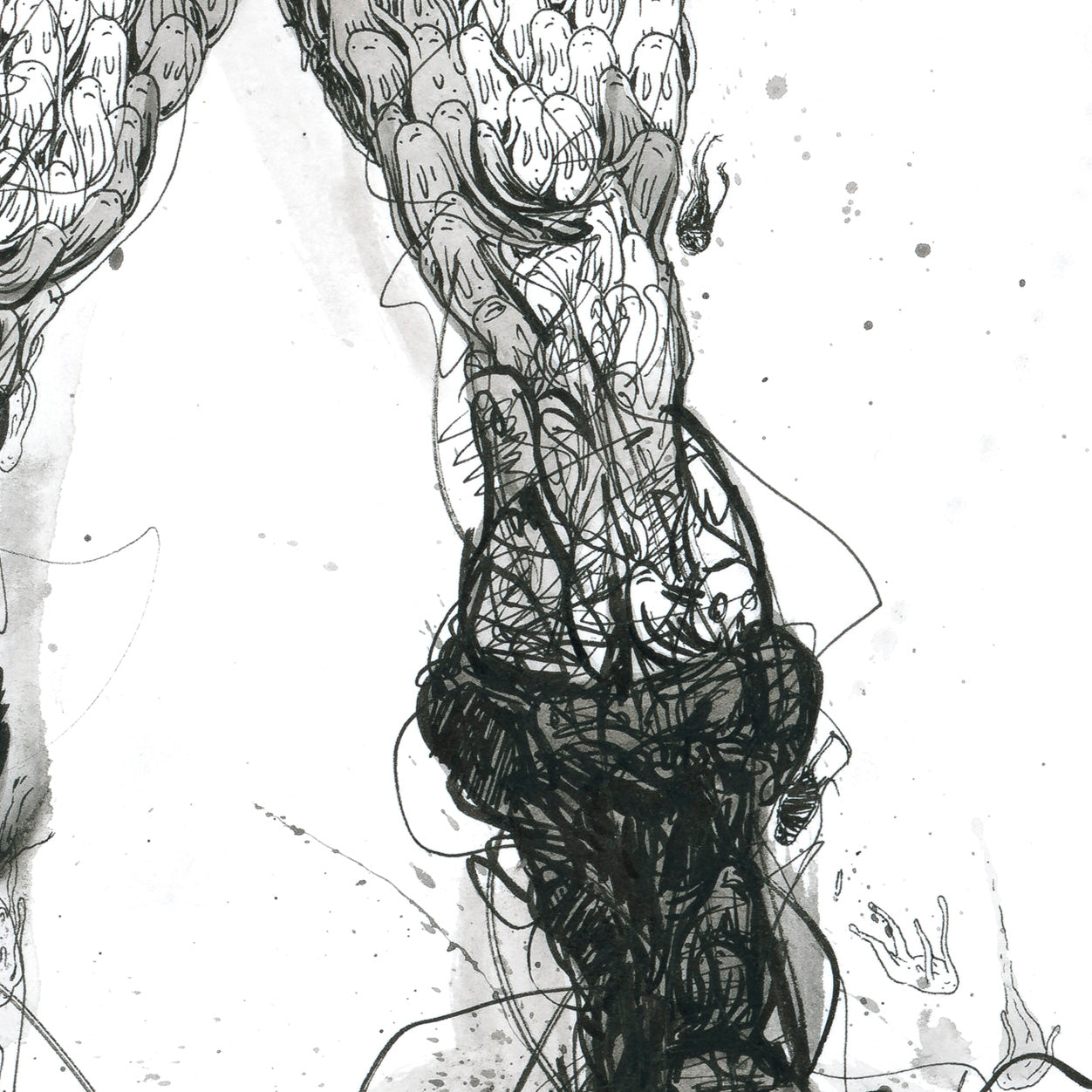 Warrior Struggling  - Original Piece