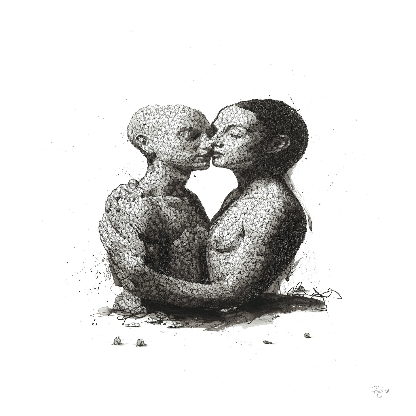 Hold Back The Dark - Original on Paper