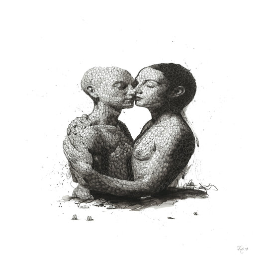 Hold Back The Dark - Original on Paper